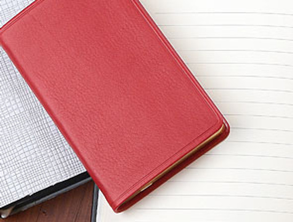 Pocket Leather Journal - Red - Blue Sky Papers Pocket Leather Journal - Red - Blue Sky Papers