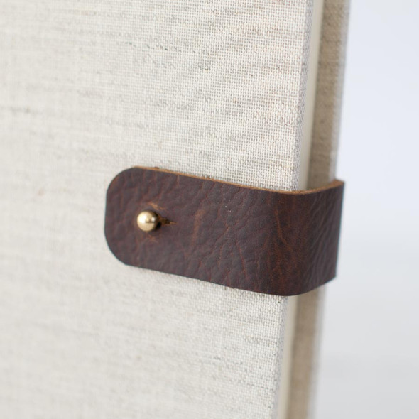 Travelers Photo Book by Blue Sky Papers - brass rivet and leather closure Travelers Photo Book by Blue Sky Papers - brass rivet and leather closure