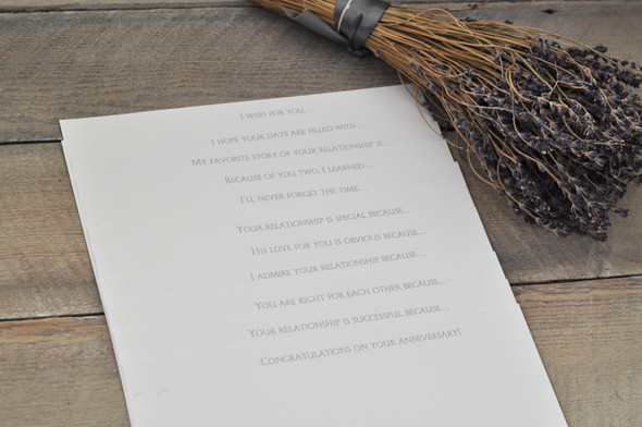 Anniversary Keepsake Book Anniversary Keepsake Book