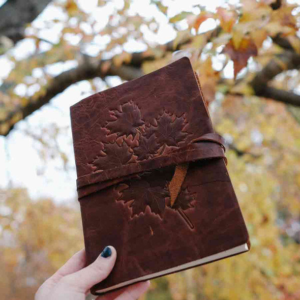 Olive Branch Journal - Maple design draws inspiration from the trees- from Blue Sky Papers