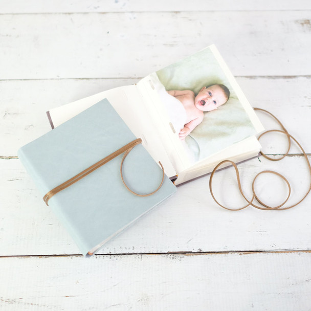 Colorful Leather Brag Book Albums - Photos slip right into the 4x6 sleeves- by Blue Sky Papers
