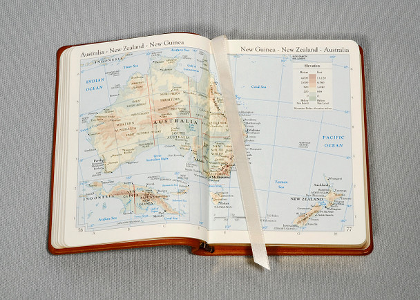 Leather Traveler's Atlas - from Blue Sky Papers