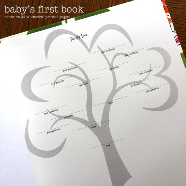 Fresh Baby Book - Inside Pages