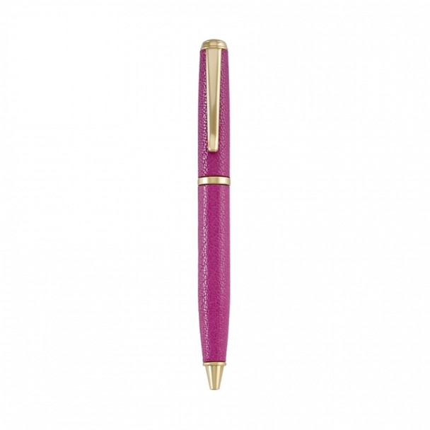 Leather Ballpoint Pens - Orchid Goatskin Leather - from Blue Sky Papers