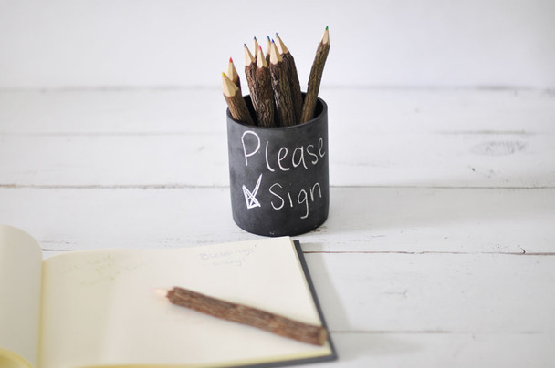Chalkboard Vase