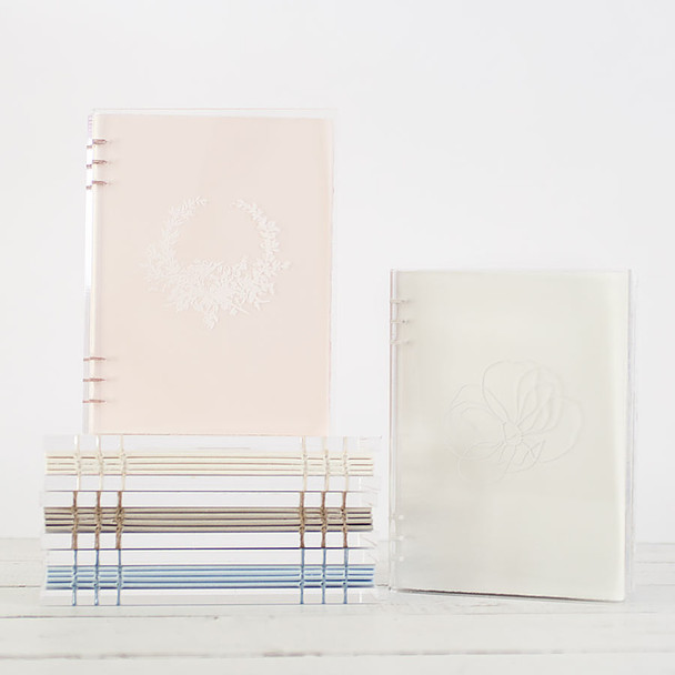 Etched Acrylic Guest Book - have it personalized with your own design or one of ours! - by Blue Sky Papers