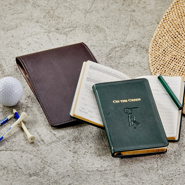 Leather USGA Scorebook - gift for golfer - from Blue Sky Papers