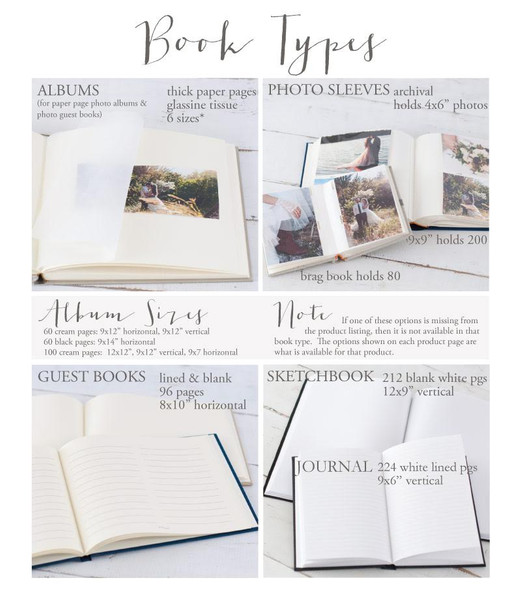 Bohemian Chic Book - custom book types & options - by Blue Sky Papers