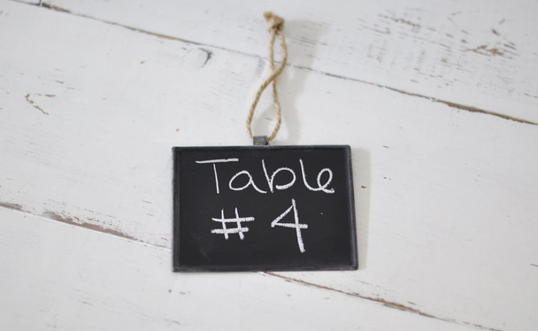 Hanging Chalkboard Tag