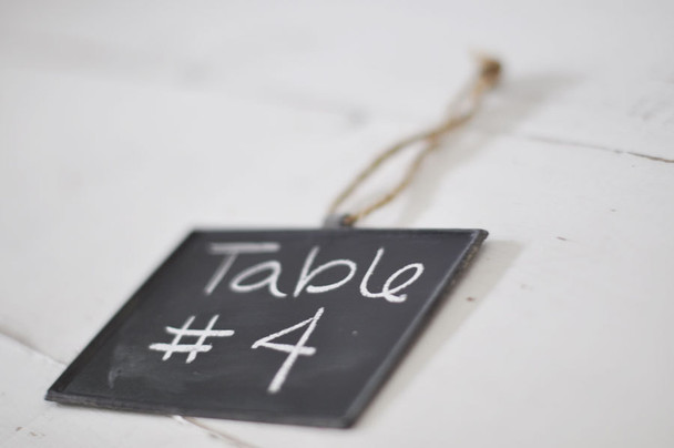 Hanging Chalkboard Tag
