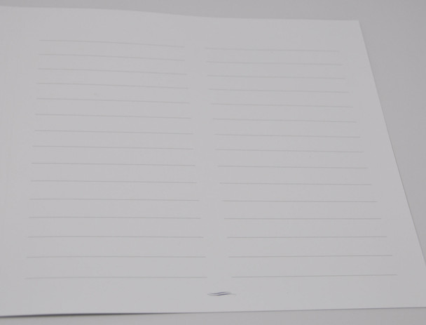 Horizontal lined pages - 2 columns of lines