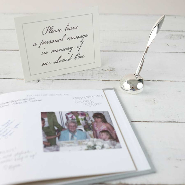 Guest Book Table Sign - Memorial - by Blue Sky Papers