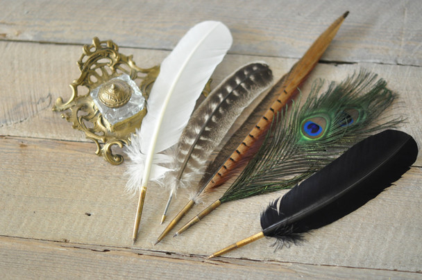 Feather Quill Pens - from Blue Sky Papers