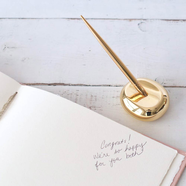 Gold Pen Set & Base - Blue Sky Papers -