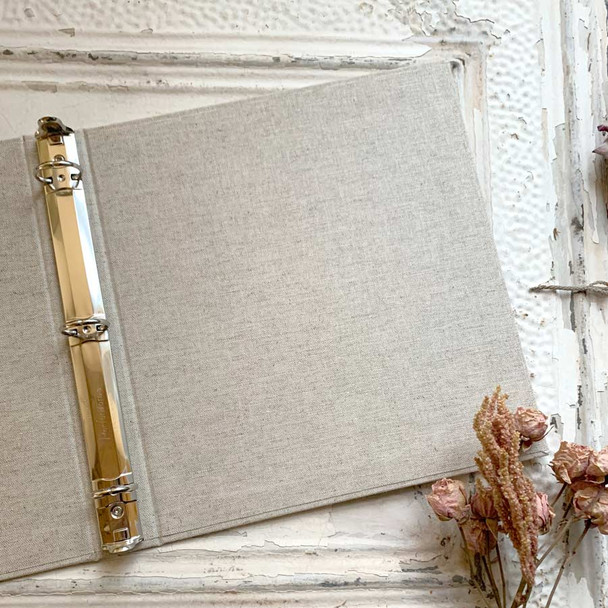Wedding Planning Binder - polished nickel ring mechanism - by Blue Sky Papers