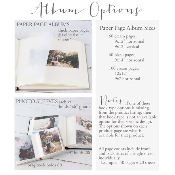 Personalized Velvet Ribbon & Silk Flower Custom Book- Photo Guest Book/Album Options (made for photos and written messages)- by Blue Sky Papers