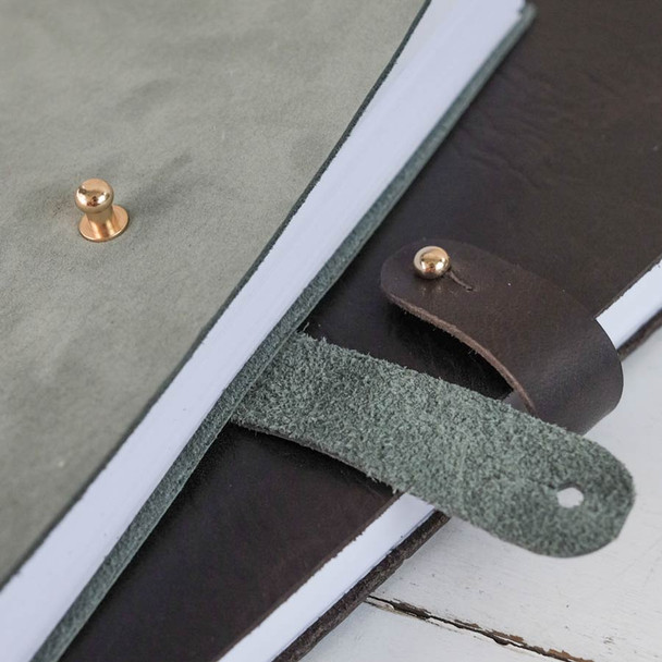 Travelers Notebook - brass rivet closure - by Blue Sky Papers Travelers Notebook - brass rivet closure - by Blue Sky Papers