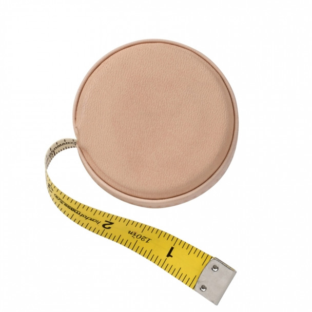 Leather Tape Measure - Natural Vachetta Leather - From Blue Sky Papers