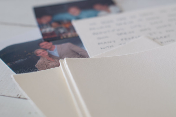 Memorial Guest Book, Keepsake of Memories - message cards Memorial Guest Book, Keepsake of Memories - message cards