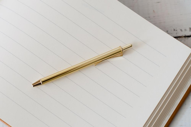 Rose Gold Click Pen - small and portable