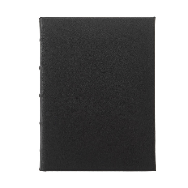 Leather Hardcover Journals - Black Leather - Blue Sky Papers
