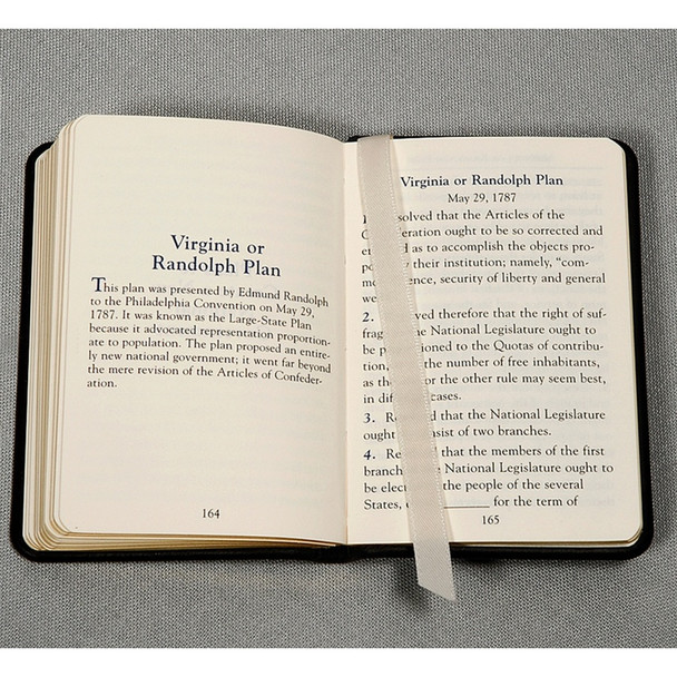 Mini United States Constitution Book - Virginia or Randolph Plan - Blue Sky Papers