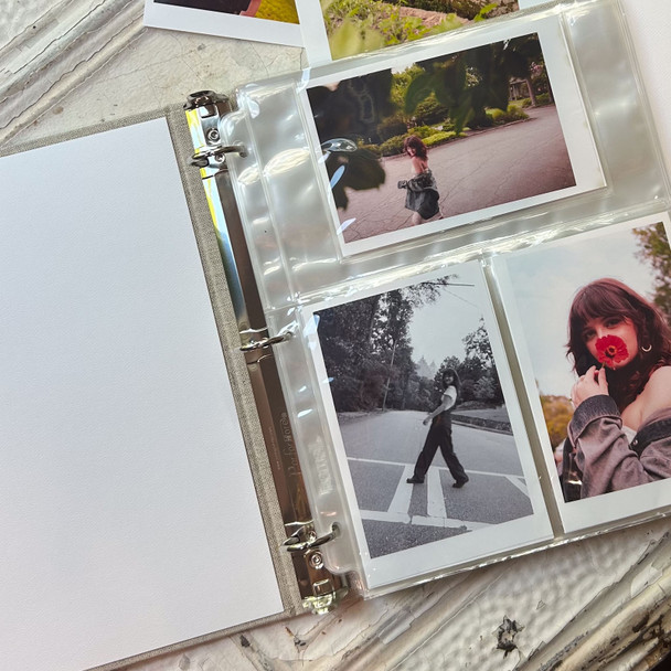 Clear Sleeve Refills - 4x6 sleeves, 3 photos on a side/6 per sheet -Blue Sky Papers