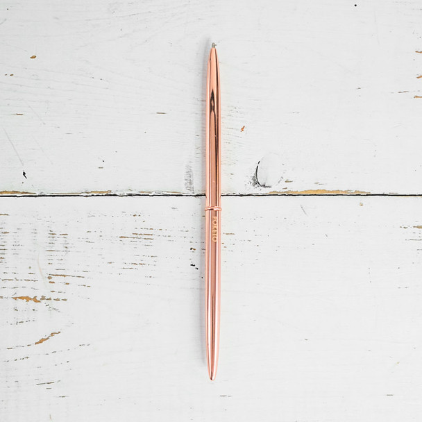 Poketo Slim Pens - Rose Gold, sold individually - from Blue Sky Papers