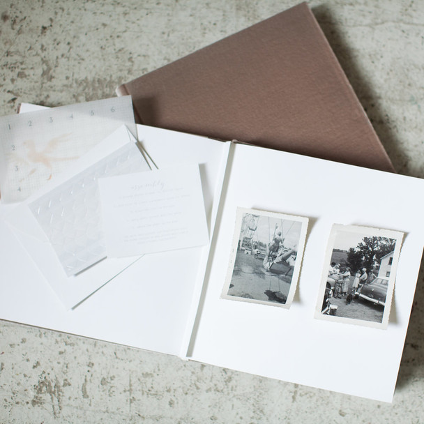 Velvet Photo Album - White Pages on the Inside - from Blue Sky Papers Velvet Photo Album - White Pages on the Inside - from Blue Sky Papers