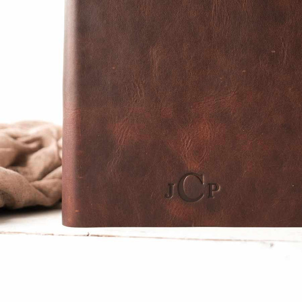 Personalized Rugged Leathercraft Book - by Blue Sky Papers