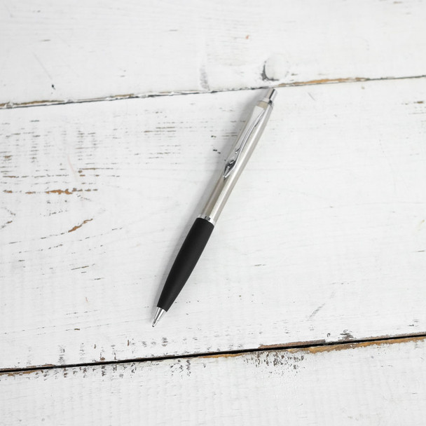 Platignum Ballpoint Pens - Brushed Silver - from Blue Sky Papers