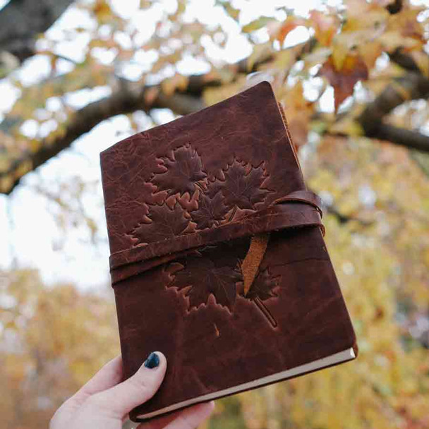Olive Branch Journal - Maple design draws inspiration from the trees- from Blue Sky Papers