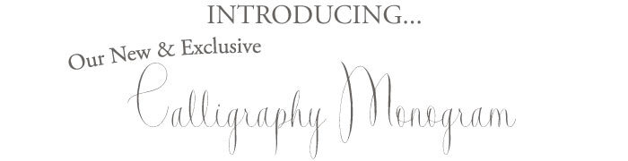 Calligraphy Initials Personalization - Blue Sky Papers