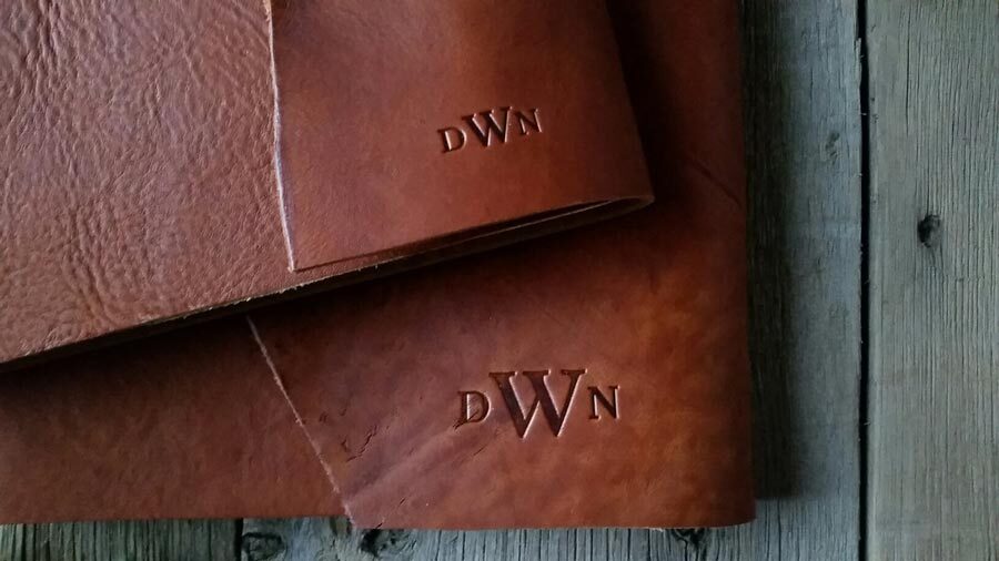 Personalized Leather Book by Blue Sky Papers