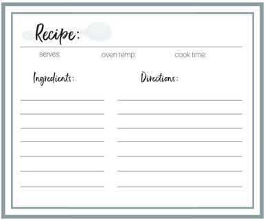 Personalized-Recipe-Binder 