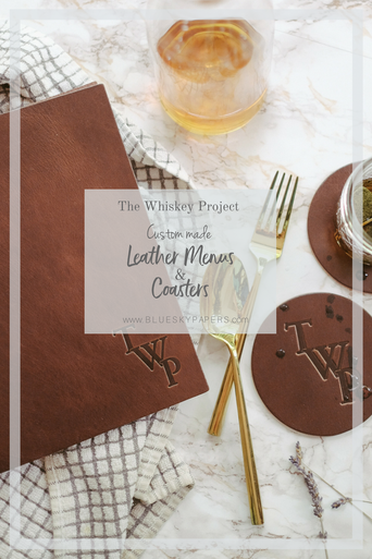 custom-leather-menus_blue-sky-papers