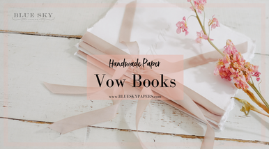 Handmade-Paper-Vow-Book_Blue-Sky-Papers
