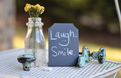 Chalkboard Table Card - perfect for a photo guest book table