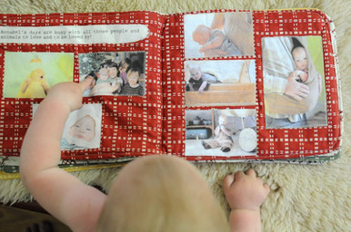 Soft Baby Scrapbook for Baby's First Year
