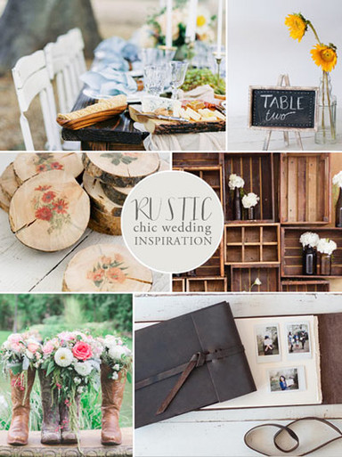 Rustic Chic Wedding inspiration by Blue Sky Papers