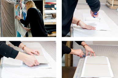 How we make our velvet artisan - a great photo guestbook idea