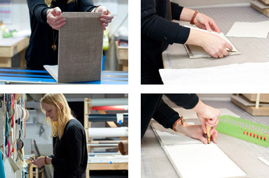 Behind the Scenes: Handmade guest books