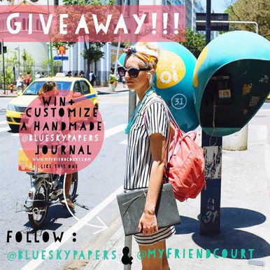 Win a Sketchbook from Blue Sky Papers and My Friend Court!