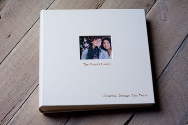 Christmas Through the Years - Holiday Scrapbook and Christmas Card Book