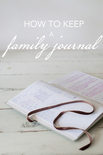 How to Keep a Family Journal