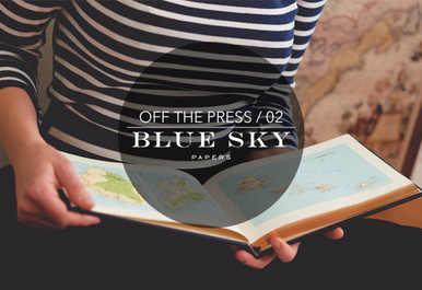 Off the Press / Issue 02 / Journals for men, a new nautical guest book, and more
