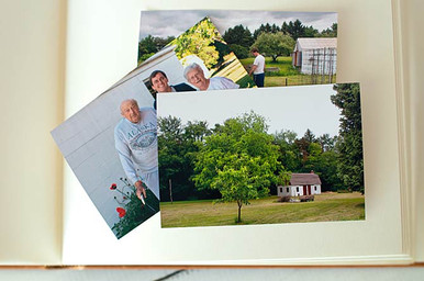 Send photos of you with your grandparents along with a handwritten note for Grandparents Day