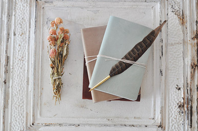 Pastel Leather Journals by Blue Sky Papers