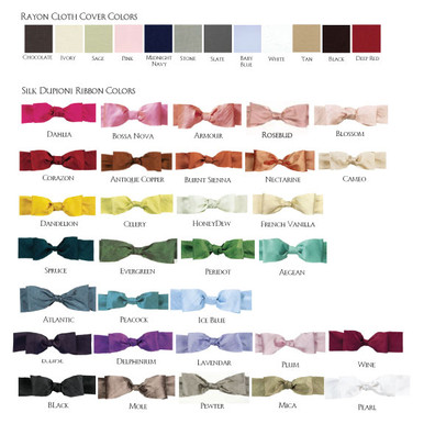Silk Dupioni Bow Colors
