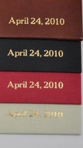 gold embossing